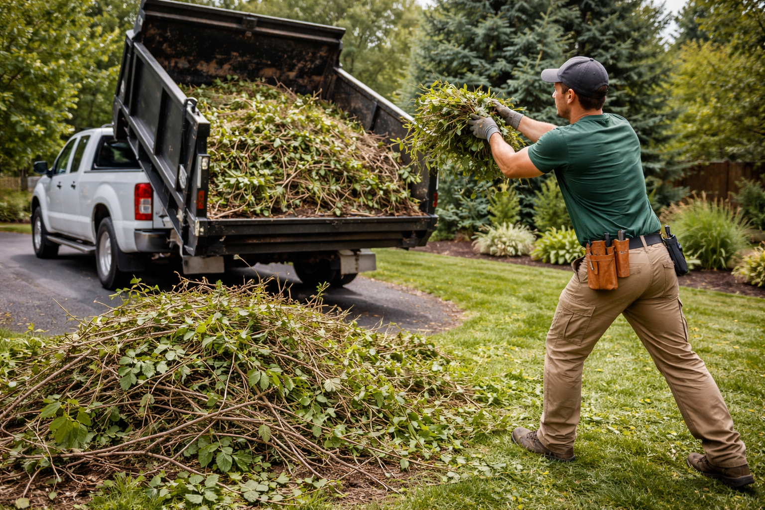 Debris haul off service
